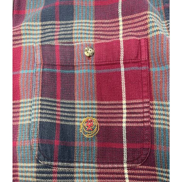 Twenty X Wrangler Button-Down Long-Sleeve Plaid Men's Shirt Size M - Picture 7 of 12